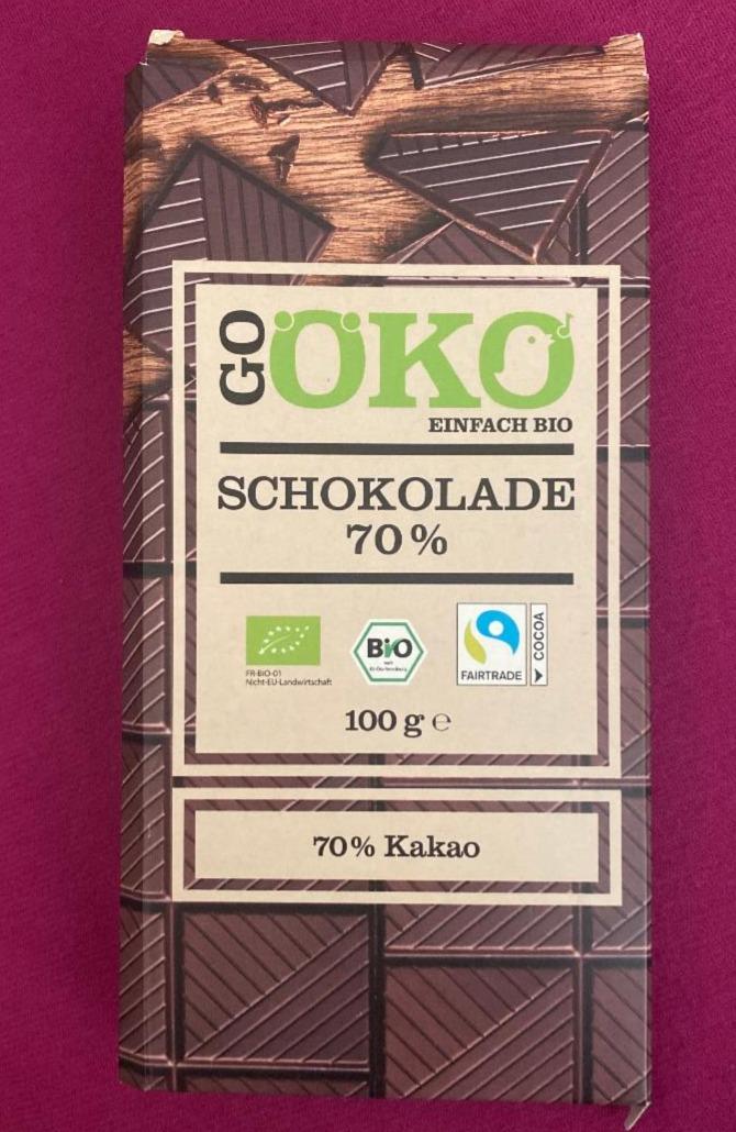 Fotografie - Schokolade 70% Go Öko