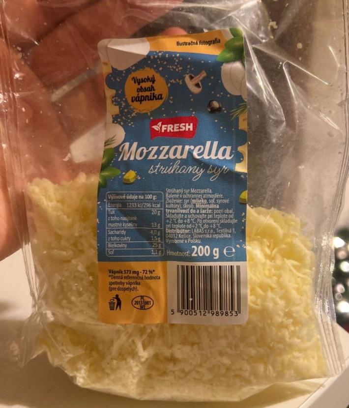 Fotografie - Mozzarella strúhaný syr Fresh