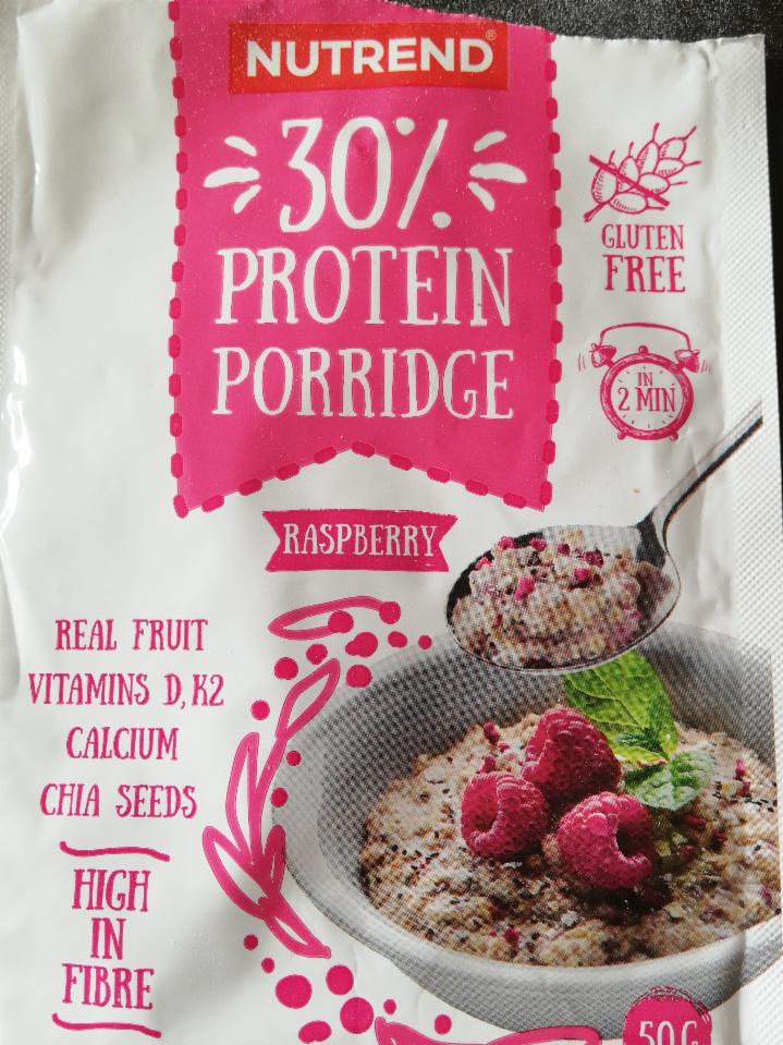 Fotografie - Nutrend 30% protein porridge raspberry