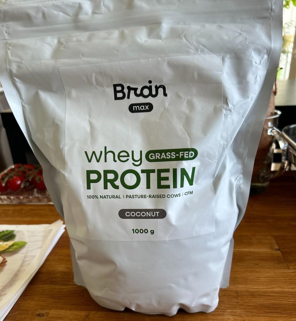 Fotografie - Whey grass fed protein coconut Brain max