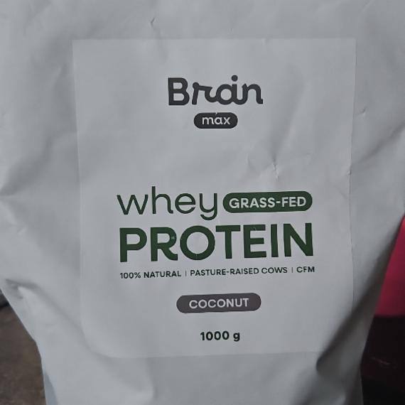 Fotografie - Whey grass fed protein coconut Brain max
