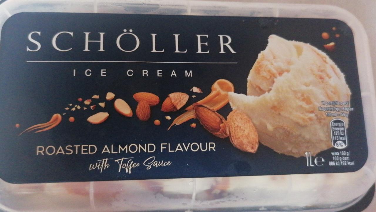 Fotografie - Ice cream Roasted almond flavour with Tofee sauce Schöller
