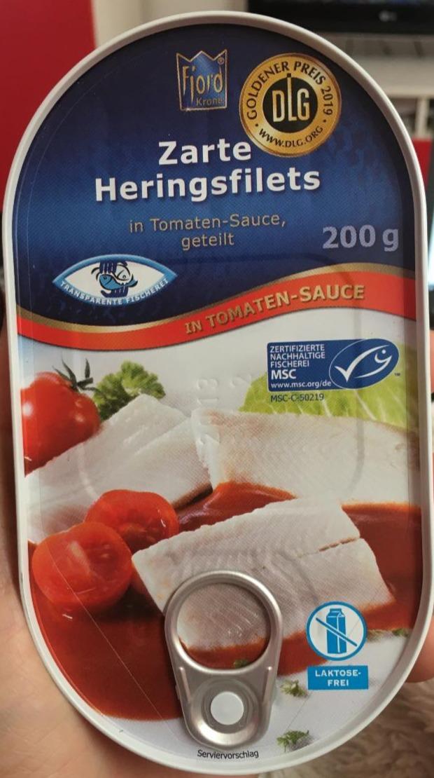 Fotografie - Zarte Heringsfilets in Tomaten-sauce
