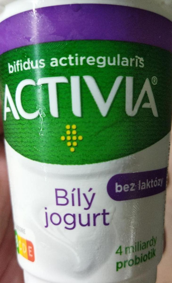 Fotografie - Activia biely jogurt bez laktózy Danone