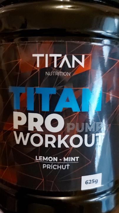 Fotografie - titan pro pump workout Lemon - Mint