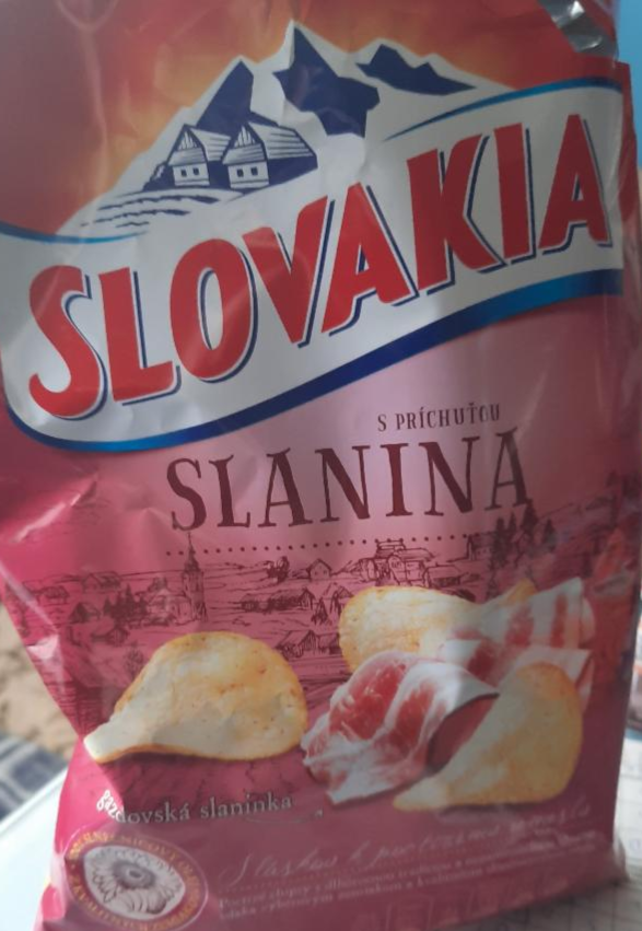 Fotografie - SLOVAKIA CHIPS s príchuťou SLANINA