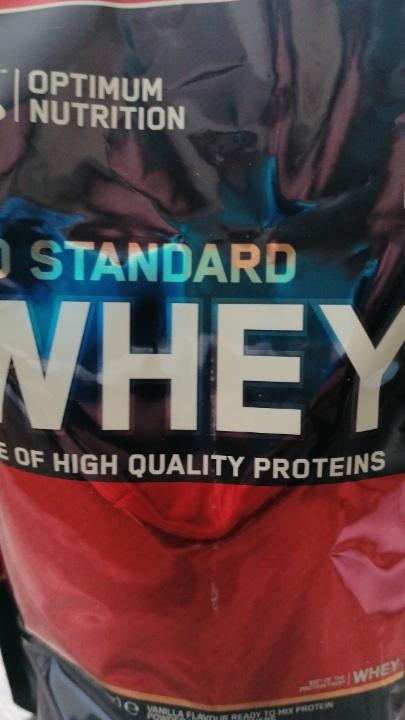 Fotografie - Gold Standard 100 whey vanilla flavour