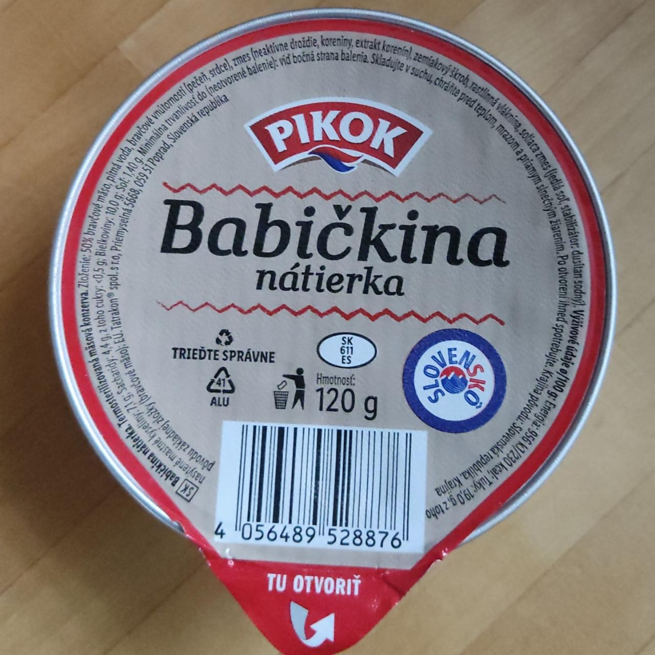 Fotografie - Babičkina nátierka Pikok