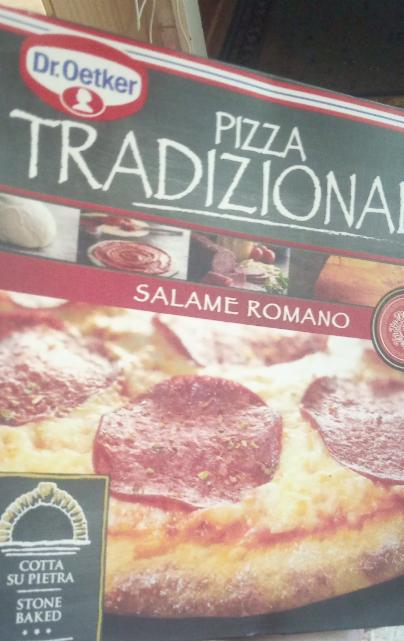 Fotografie - Pizza salame romano Dr.Oetker