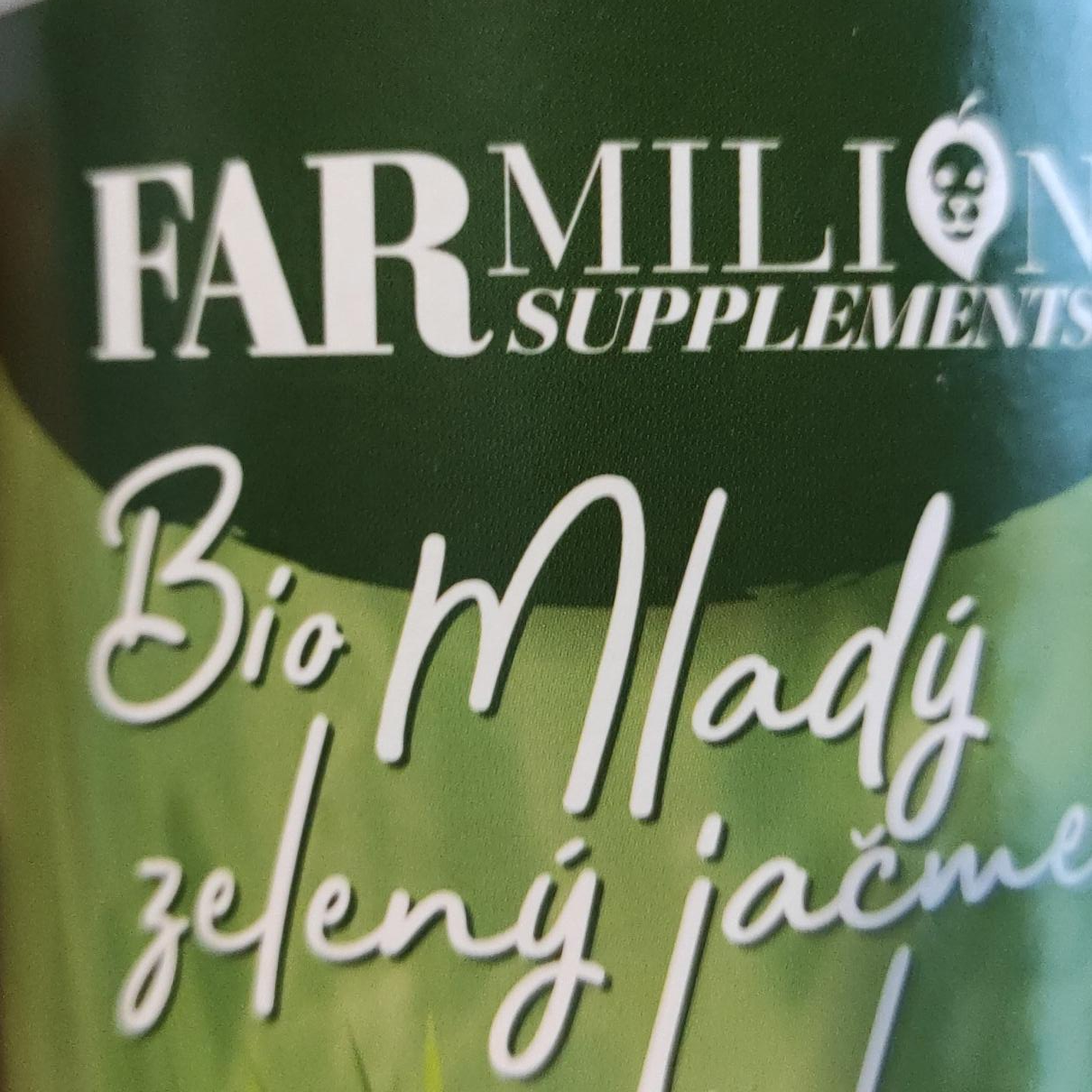 Fotografie - Bio mladý zelený jačmeň v prášok FARMilion Supplements