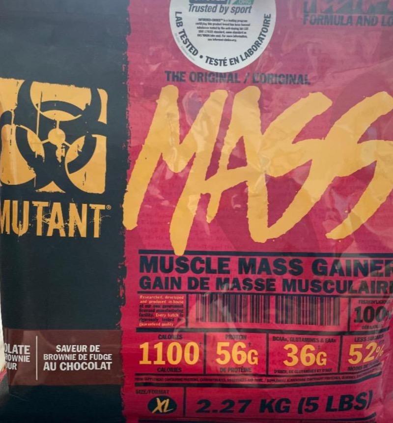 Fotografie - Mutant Mass gainer triple chocolate