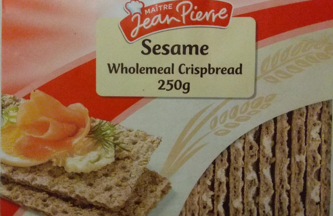Fotografie - Sesame Wholemeal Crispbread Maitre Jean Pierre