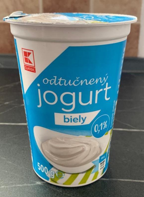 Fotografie - Odtučnený jogurt biely 0,1% K-Classic