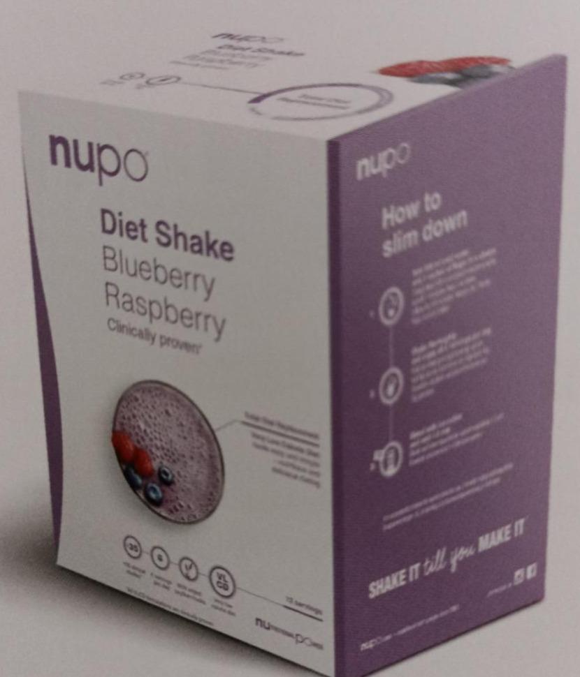 Fotografie - Diet Shake Blueberry Raspberry Nupo