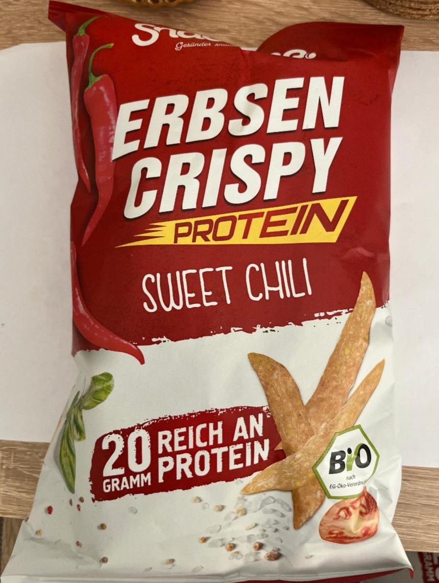 Fotografie - Erbsen cripsy protein Sweet chili SnackMe