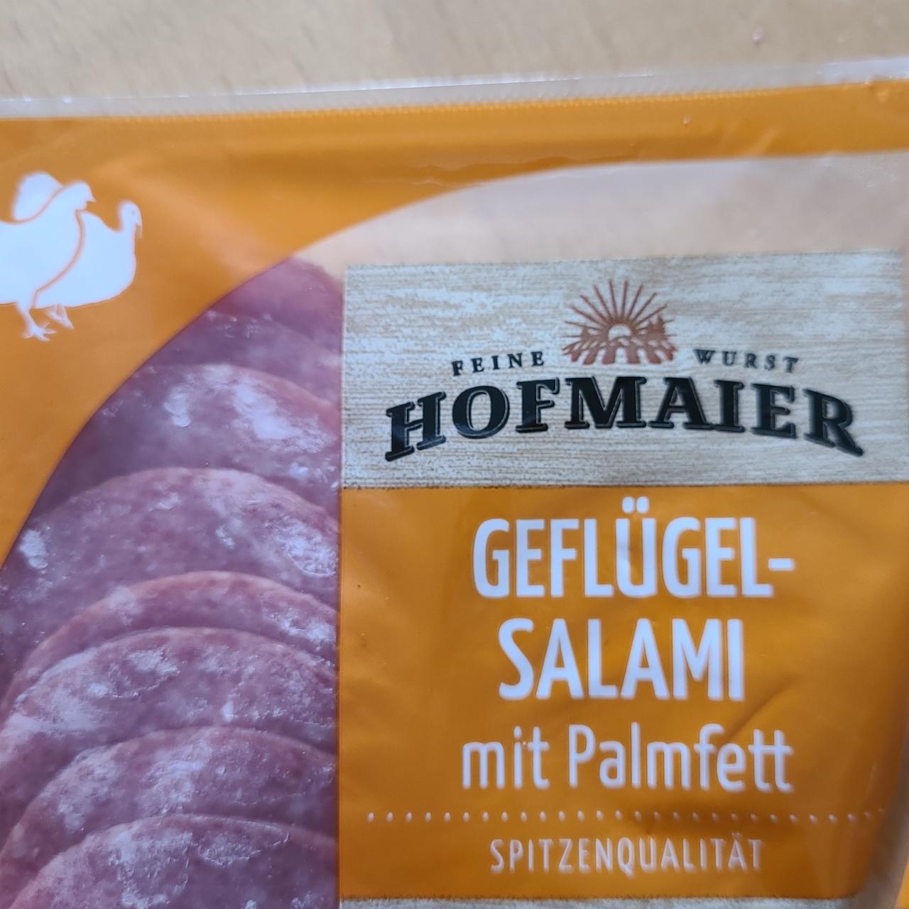 Fotografie - Hofmaier geflügel-salami mit Palmfett