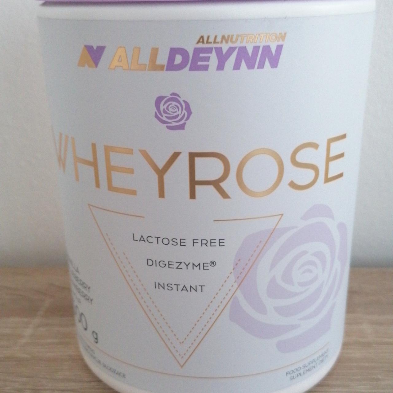 Fotografie - Wheyrose Allnutrition Alldeynn