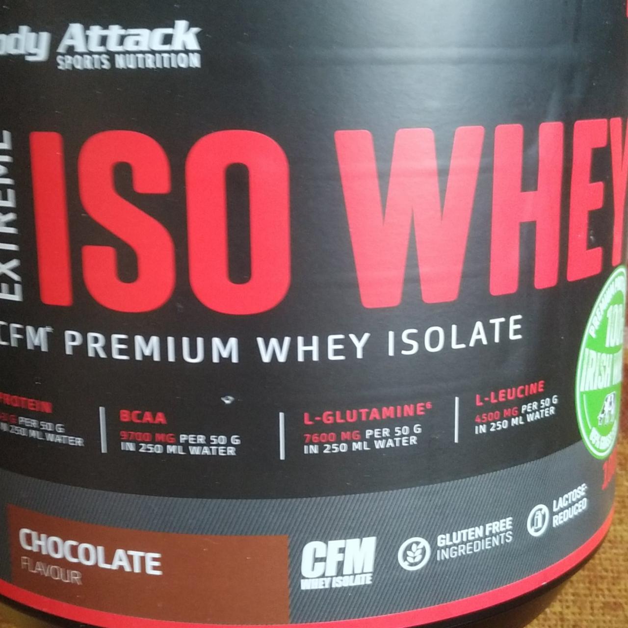 Fotografie - Extreme iso whey Chocolate Body Attack