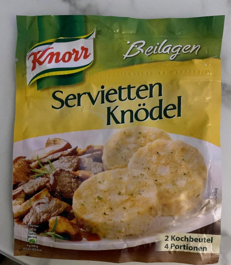 Fotografie - Servietten Knödel Knorr