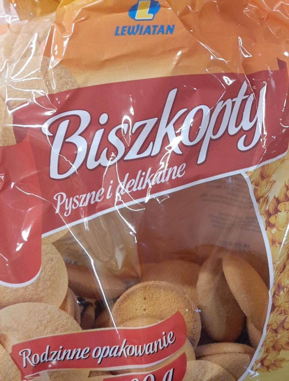 Fotografie - Biszkopty pyszne i delikatne Lewiatan