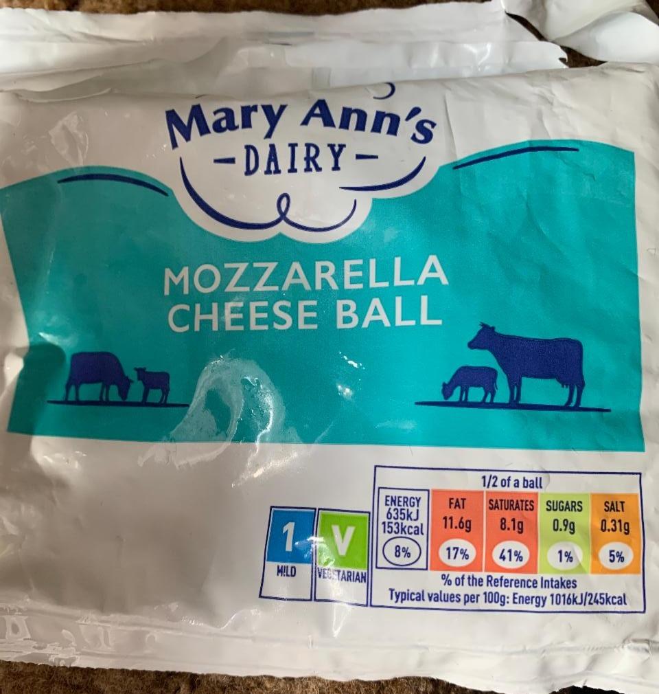 Fotografie - mozzarella cheese ball Mary Ann's dairy