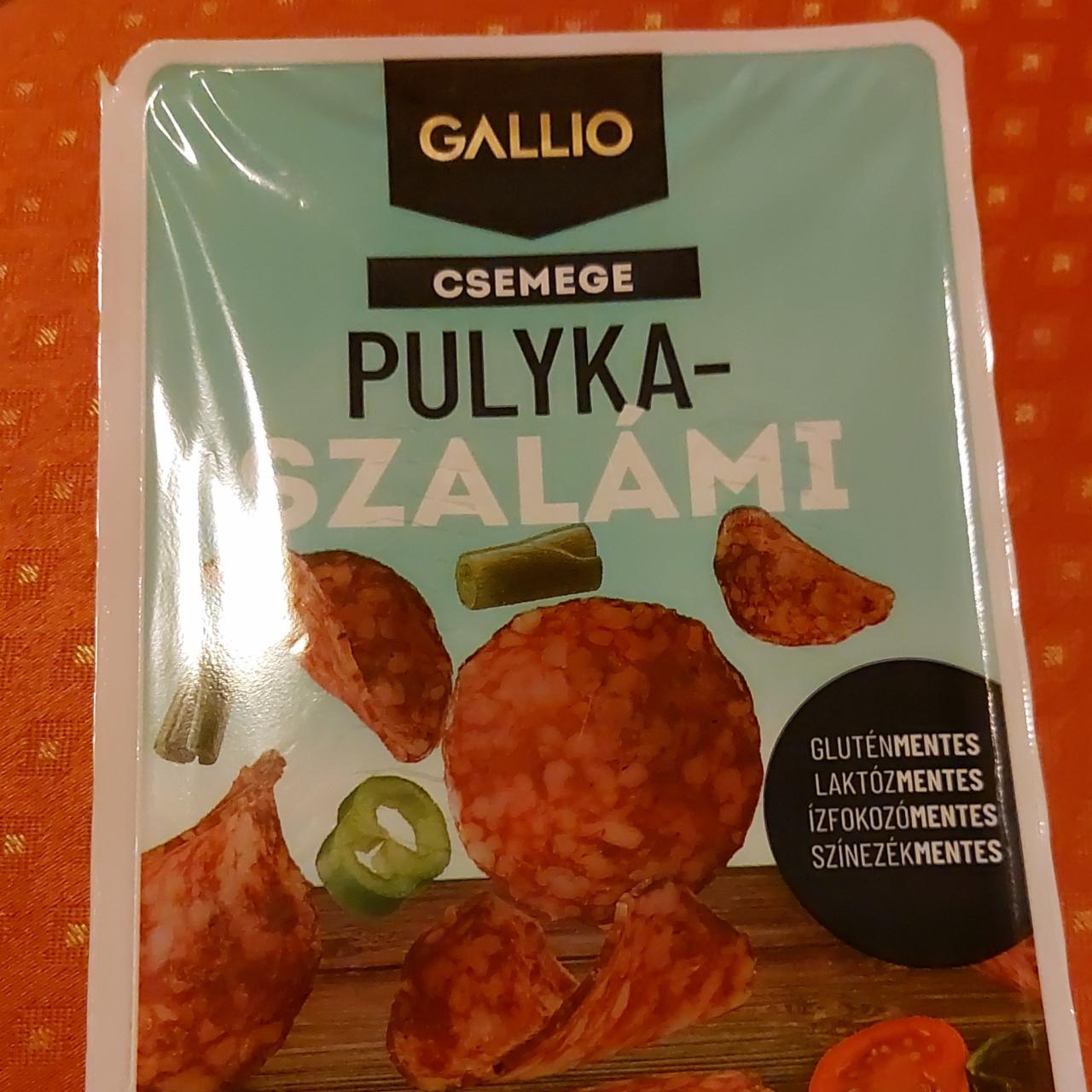 Fotografie - Csemege pulyka-szalámi Gallio