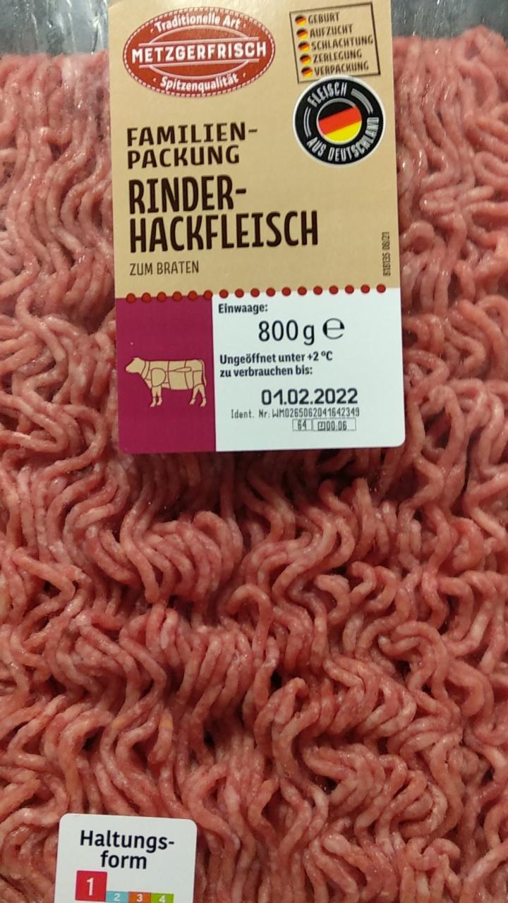 Fotografie - Rinder-Hackfleisch Metzgerfrisch