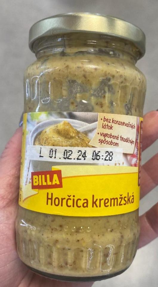 Fotografie - Horčica Kremžská Billa