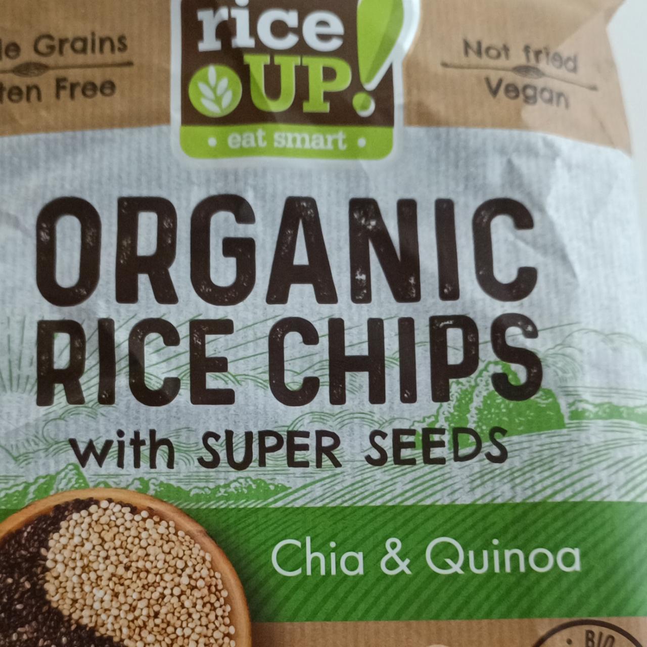 Fotografie - Organic rice chips Chia & Quinoa Rice up!