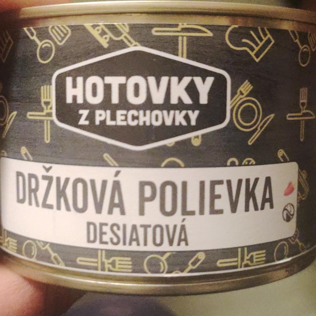 Fotografie - Držková polievka desiatová Hotovky z plechovky