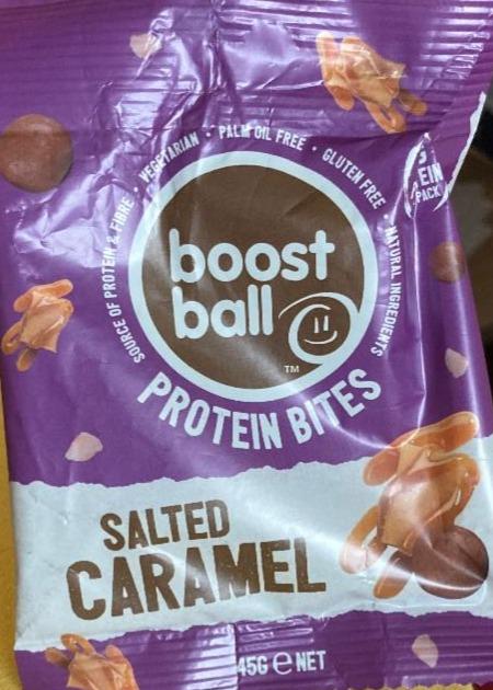 Fotografie - boost ball protein bites salted caramel