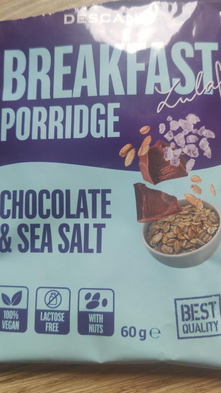 Fotografie - Breakfast Porridge Chocolate & Sea salt Descanti