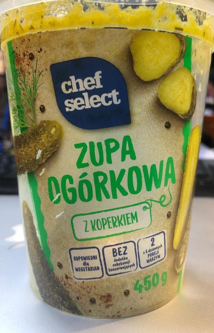 Fotografie - Zupa ogórkowa z koperkiem Chef select