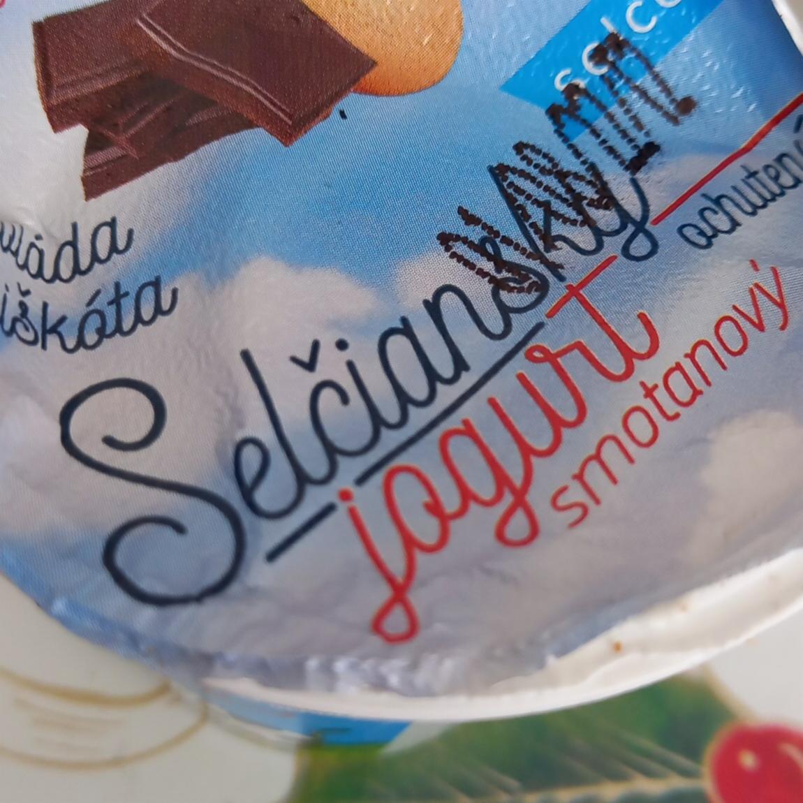 Fotografie - Selčiansky jogurt ochtený smotanový čokoláda a piškóta