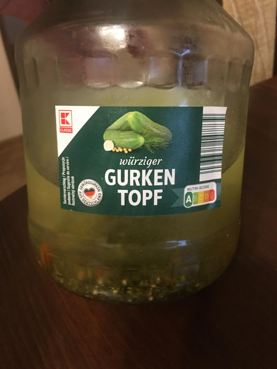 Fotografie - Gurken Topf K-Classic