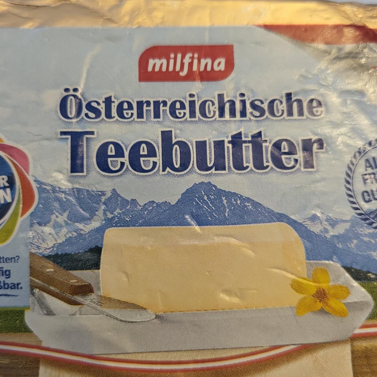 Fotografie - Österreichische Teebutter Milfina