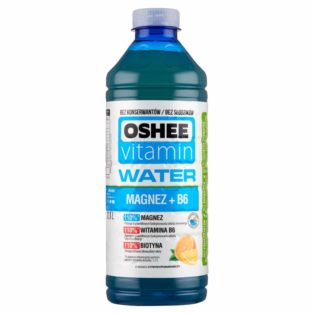Fotografie - Vitamin Water Napój niegazowany o smaku cytryny pomarańczy OSHEE