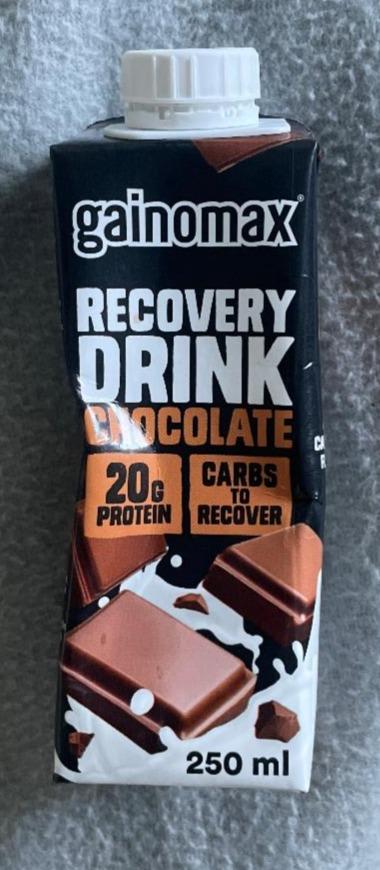 Fotografie - recovery drink chocolate gainomax