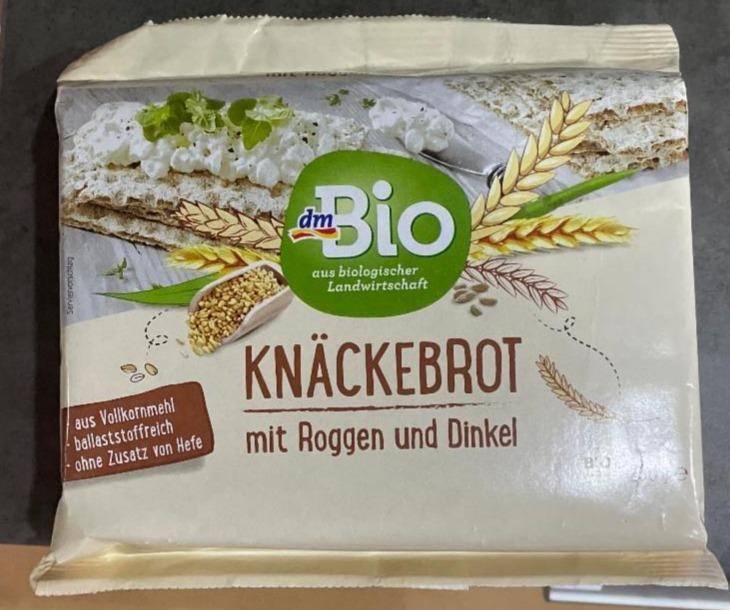 Fotografie - knäckebrot ražno špaldový dmBio