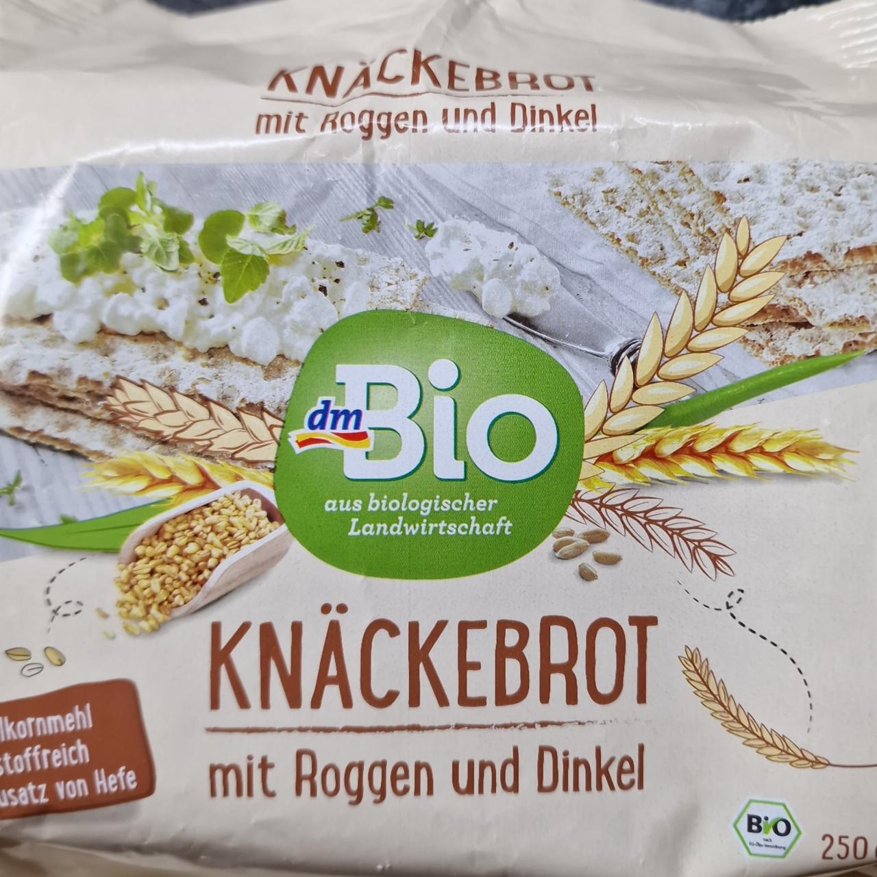 Fotografie - knäckebrot ražno špaldový dmBio