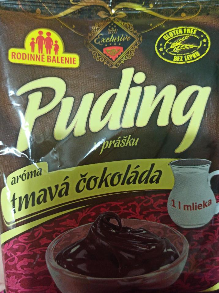 Fotografie - Exclusive puding tmavá čokoláda 