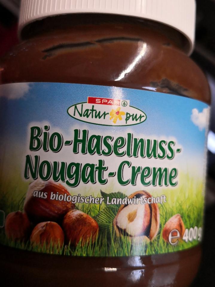 Fotografie - Bio Haselnuss Nougat Creme Spar