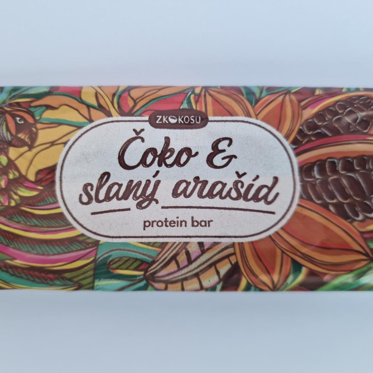 Fotografie - Čoko & slaný arašíd protein bar Zkokosu