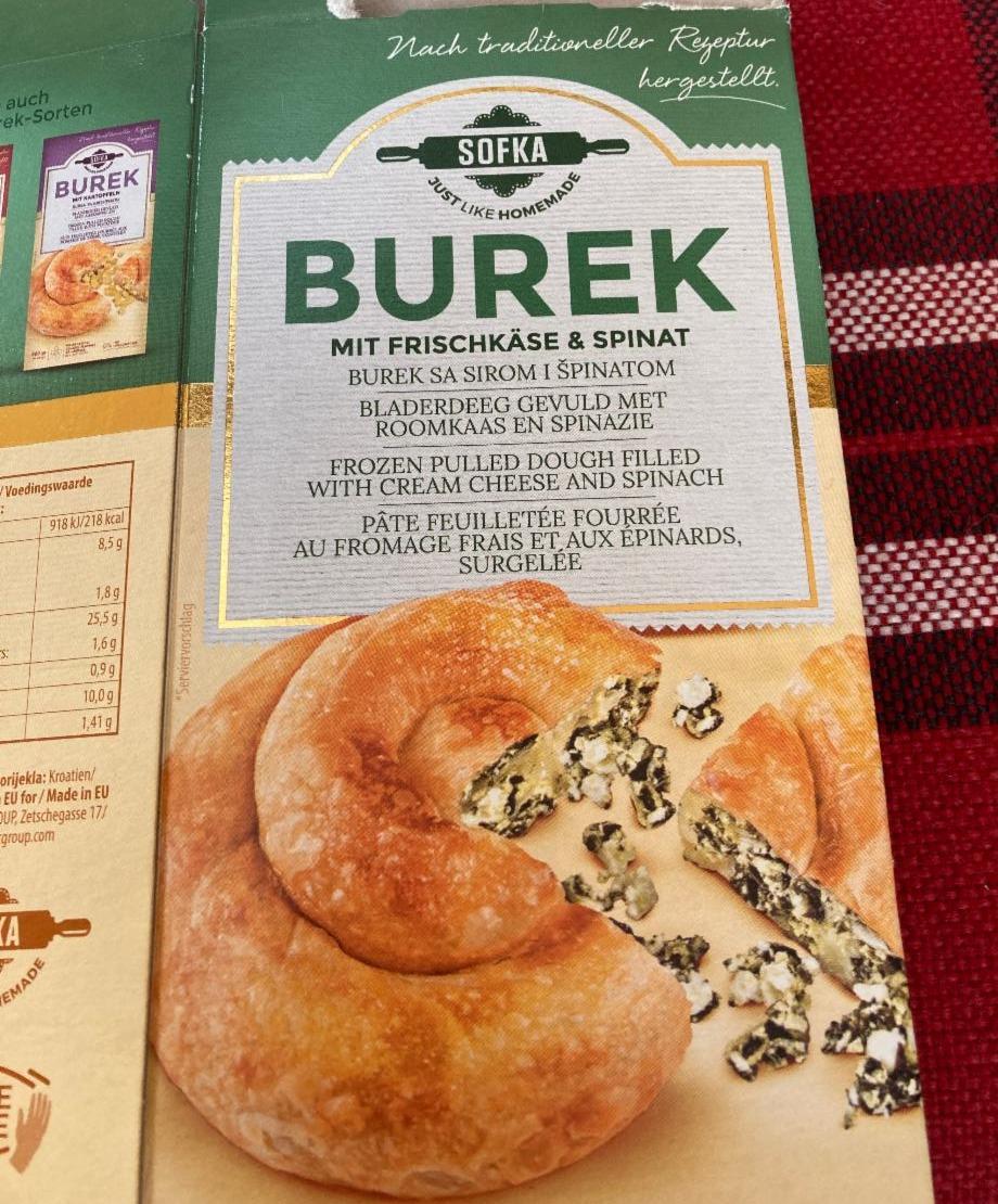 Fotografie - Burek mit frischkäse & spinat Sofka