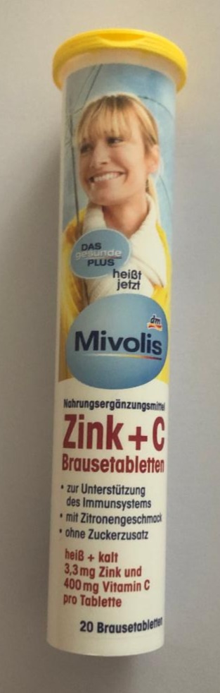 Fotografie - Zink + C Mivolis rozpustné tablety