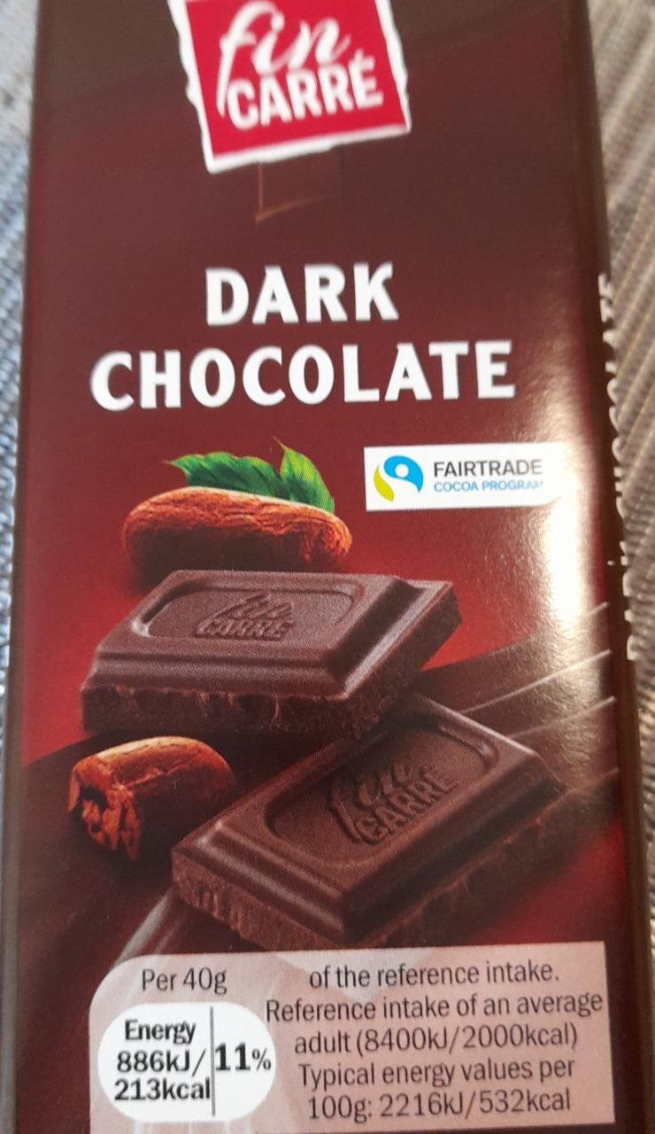Fotografie - Dark chocolate Fin Carré