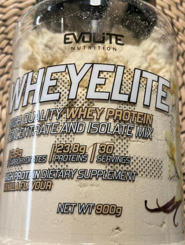Fotografie - WheyElite Protein Vanilla Evolite Nutrition