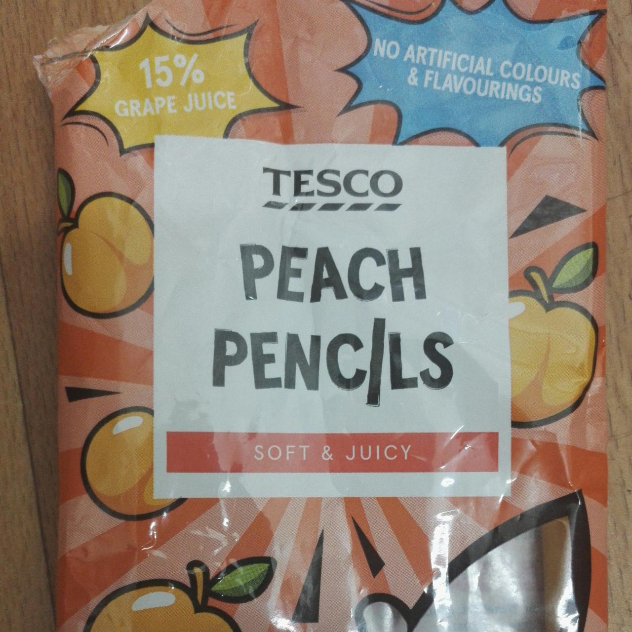 Fotografie - Peach pencils Tesco