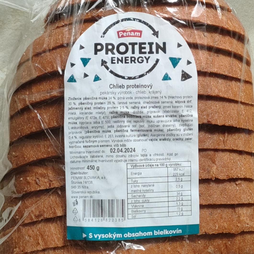 Fotografie - Chlieb proteinový Protein Energy Penam