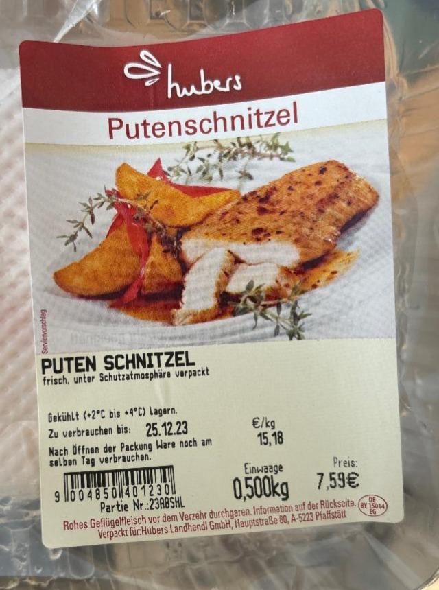 Fotografie - Putenschnitzel Hubers